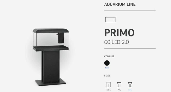 Huvudbild Juwel Akvarium Primo 60  svart 2.0 61x31x37cm 57 ...